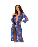 OBSESSIVE - COBALTESS PEIGNOIR S/M OBSESSIVE - COBALTESS PEIGNOIR S/M