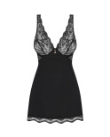 OBSESSIVE - BABYDOLL E PERIZOMA LUVAE NERO XS/S OBSESSIVE - BABYDOLL E PERIZOMA LUVAE NERO XS/S