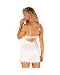 OBSESSIVE - CAMICIA BIANCA LOVE E PERIZOMA BIANCO L/XL OBSESSIVE - CAMICIA BIANCA LOVE E PERIZOMA BIANCO L/XL