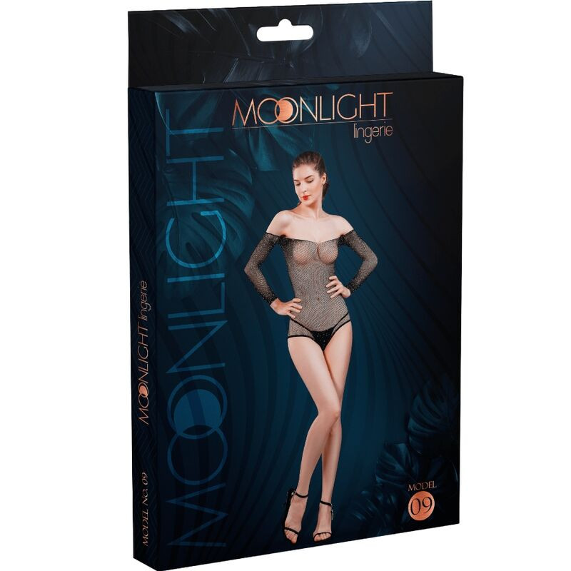 MOONLIGHT - BODY MODELLO 9 NERO TAGLIA UNICA MOONLIGHT - BODY MODELLO 9 NERO TAGLIA UNICA