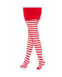 LEG AVENUE - COLLANT A RIGHE BIANCO/ROSSO LEG AVENUE - COLLANT A RIGHE BIANCO/ROSSO