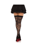LEG AVENUE - ROSE SELVATICHE NET STOCK NERO LEG AVENUE - ROSE SELVATICHE NET STOCK NERO