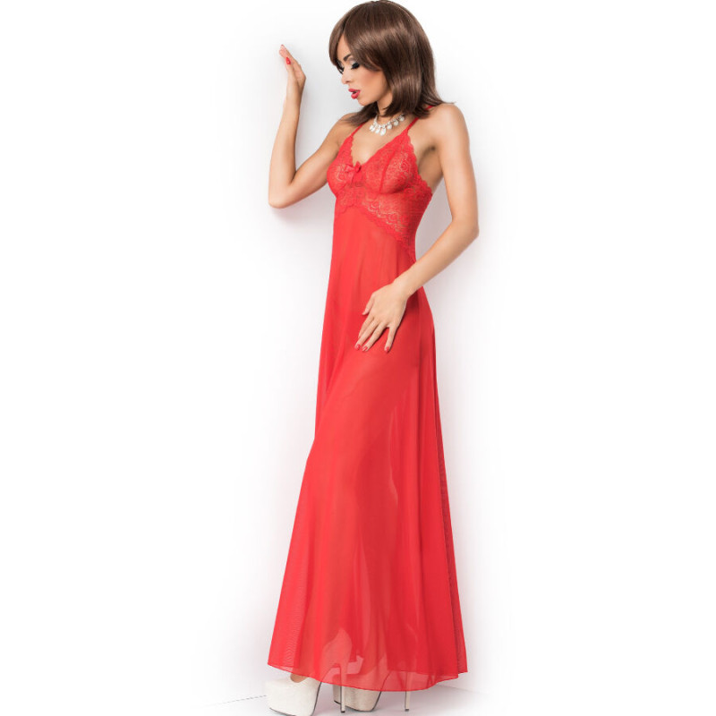 CHILIROSE - CR 3883 BABYDOLL LUNGA NERA L/XL CHILIROSE - CR 3883 BABYDOLL LUNGA NERA L/XL