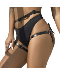 SUBBLIME - PETTORINA IN VITA E GAMBE IN PELLE NERA TAGLIA UNICA SUBBLIME - PETTORINA IN VITA E GAMBE IN PELLE NERA TAGLIA UNICA