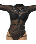 SUBBLIME - PETTORINA CINGHIE REGOLABILI IN PELLE NERO TAGLIA UNICA SUBBLIME - PETTORINA CINGHIE REGOLABILI IN PELLE NERO TAGLIA UNICA