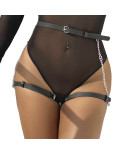 SUBBLIME - CINTURA IN PELLE NERA TAGLIA UNICA SUBBLIME - CINTURA IN PELLE NERA TAGLIA UNICA