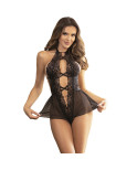 SUBBLIME - TEDDY HALTER COLLO SCHIENA NUDA PIZZO NERO L/XL SUBBLIME - TEDDY HALTER COLLO SCHIENA NUDA PIZZO NERO L/XL