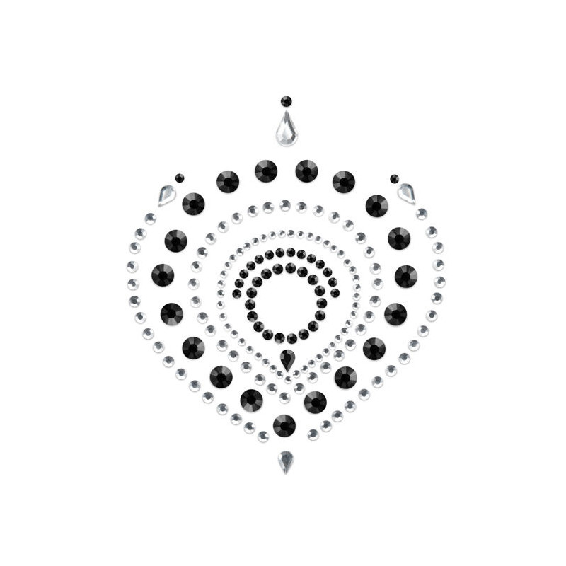BIJOUX - INDISCRETS FLAMBOYANT NERO  ARGENTO