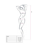 PASSION - WOMAN BS020 BODYSTOCKING BIANCO TAGLIA UNICA PASSION - WOMAN BS020 BODYSTOCKING BIANCO TAGLIA UNICA
