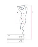 PASSION - WOMAN BS026 BODYSTOCKING ABITO BIANCO STILE TAGLIA UNICA PASSION - WOMAN BS026 BODYSTOCKING ABITO BIANCO STILE TAGLIA UNICA