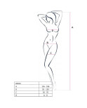 PASSION - WOMAN BS034 BODYSTOCKING BIANCO TAGLIA UNICA PASSION - WOMAN BS034 BODYSTOCKING BIANCO TAGLIA UNICA