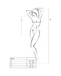 PASSION - DONNA BS035 BODYSTOCKING NERO TAGLIA UNICA PASSION - DONNA BS035 BODYSTOCKING NERO TAGLIA UNICA