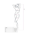 PASSION - DONNA BS036 BODYSTOCKING NERO TAGLIA UNICA PASSION - DONNA BS036 BODYSTOCKING NERO TAGLIA UNICA