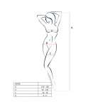 PASSION - DONNA BS038 BODYSTOCKING NERO TAGLIA UNICA PASSION - DONNA BS038 BODYSTOCKING NERO TAGLIA UNICA