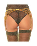 LEG AVENUE - CINTURINO ELASTICO IN LUREX TAGLIA UNICA LEG AVENUE - CINTURINO ELASTICO IN LUREX TAGLIA UNICA