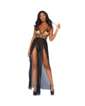 LEG AVENUE - CAGE MAXI ABITO E PERIZOMA S/M LEG AVENUE - CAGE MAXI ABITO E PERIZOMA S/M