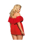 SUBBLIME - QUEEN PLUS ABITO CORTO + PERIZOMA ROSSO SUBBLIME - QUEEN PLUS ABITO CORTO + PERIZOMA ROSSO