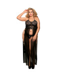 SUBBLIME - QUEEN PLUS SET TOP E PERIZOMA NERO SUBBLIME - QUEEN PLUS SET TOP E PERIZOMA NERO