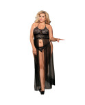 SUBBLIME - QUEEN PLUS SET TOP E PERIZOMA NERO SUBBLIME - QUEEN PLUS SET TOP E PERIZOMA NERO
