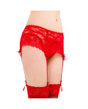 QUEEN LINGERIE - PERIZOMA CON GIARRETTIERA IN PIZZO L/XL QUEEN LINGERIE - PERIZOMA CON GIARRETTIERA IN PIZZO L/XL