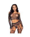 LEG AVENUE - SET QUATTRO PEZZI TAGLIA UNICA LEG AVENUE - SET QUATTRO PEZZI TAGLIA UNICA