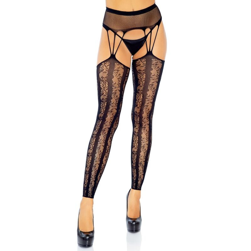 LEG AVENUE - CALZE REGGETTIERE SENZA PIEDE TAGLIA UNICA LEG AVENUE - CALZE REGGETTIERE SENZA PIEDE TAGLIA UNICA