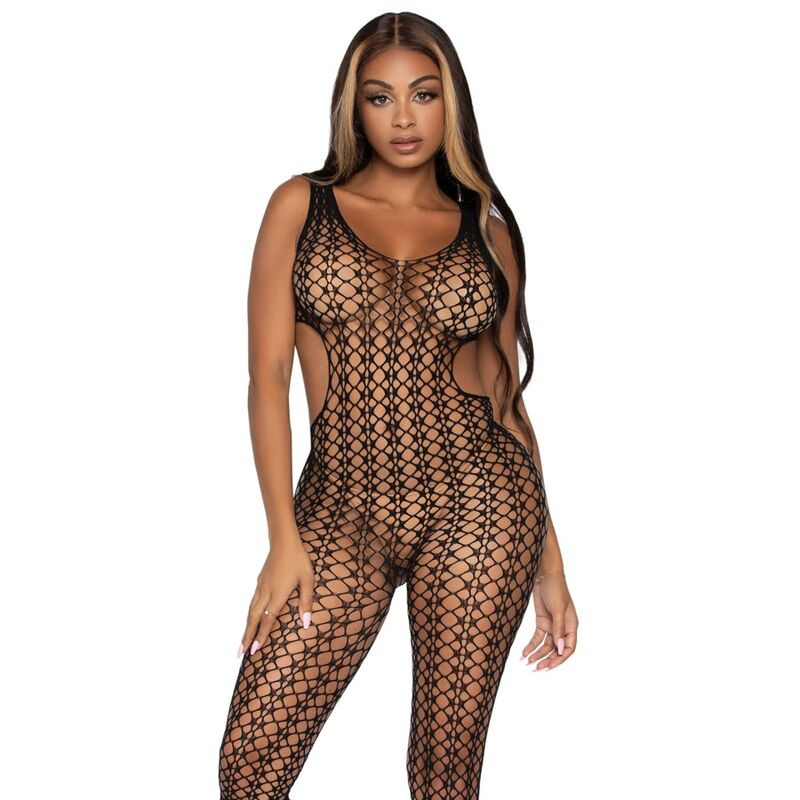 LEG AVENUE - BODYSTOCKING LATTICE RETE TAGLIA UNICA LEG AVENUE - BODYSTOCKING LATTICE RETE TAGLIA UNICA