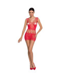 PASSION - WOMAN BS090 BODYSTOCKING ROSSO TAGLIA UNICA PASSION - WOMAN BS090 BODYSTOCKING ROSSO TAGLIA UNICA