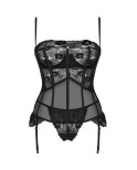OBSESSIVE - CORSETTO E PERIZOMA SERENA LOVE XL/XXL OBSESSIVE - CORSETTO E PERIZOMA SERENA LOVE XL/XXL