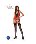 PASSION - CORSETTO PEONIA LINEA EROTICA ROSSO L/XL PASSION - CORSETTO PEONIA LINEA EROTICA ROSSO L/XL