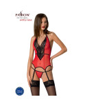 PASSION - CORSETTO PEONIA LINEA EROTICA ROSSO L/XL PASSION - CORSETTO PEONIA LINEA EROTICA ROSSO L/XL