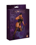 MOONLIGHT - MODELLO 2 BODYSTOCKING NERO TAGLIA FORTE MOONLIGHT - MODELLO 2 BODYSTOCKING NERO TAGLIA FORTE