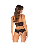 OBSESSIVE - CHIC AMORIA SET 2 PEZZI CUPLESS XL/XXL OBSESSIVE - CHIC AMORIA SET 2 PEZZI CUPLESS XL/XXL