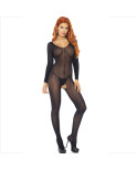 LEG AVENUE - BODYSTOCKING MANICA LUNGA NERO LEG AVENUE - BODYSTOCKING MANICA LUNGA NERO