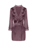 LIVCO CORSETTI FASHION - JACQUELINE LC 90249 VESTAGLIA + CAMICIA + PANTY VIOLA L/XL