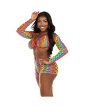 LEG AVENUE - SET TRE PEZZI MULTICOLORE LEG AVENUE - SET TRE PEZZI MULTICOLORE