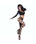 CHILIROSE - CR 3654 TOP E LEGGINS ROSA S/M CHILIROSE - CR 3654 TOP E LEGGINS ROSA S/M