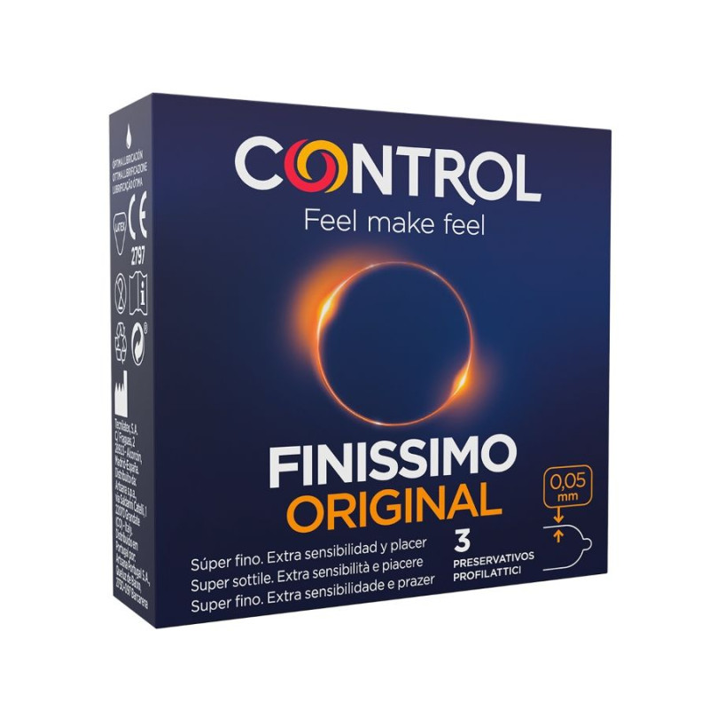 CONTROL - PRESERVATIVI FINISSIMO 3 UNITÀ CONTROL - PRESERVATIVI FINISSIMO 3 UNITÀ