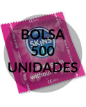 SKINS - PELLI PRESERVATIVI PUNTI E STRISCE BORSA 500 UNITÀ SKINS - PELLI PRESERVATIVI PUNTI E STRISCE BORSA 500 UNITÀ