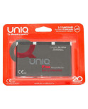 UNIQ - PRESERVATIVO SENZA LATTICE FREE CON ANELLO DI PROTEZIONE 3 UNITÀ UNIQ - PRESERVATIVO SENZA LATTICE FREE CON ANELLO DI PROTEZIONE 3 UNITÀ