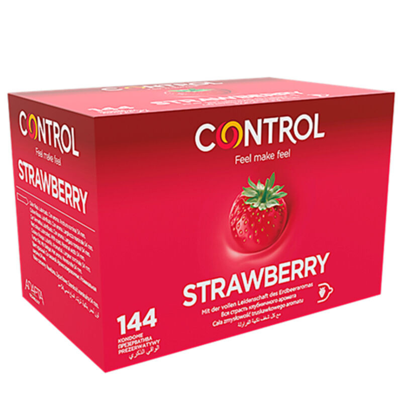 CONTROL - PRESERVATIVI ADAPTA ALLA FRAGOLA 144 UNITÀ CONTROL - PRESERVATIVI ADAPTA ALLA FRAGOLA 144 UNITÀ