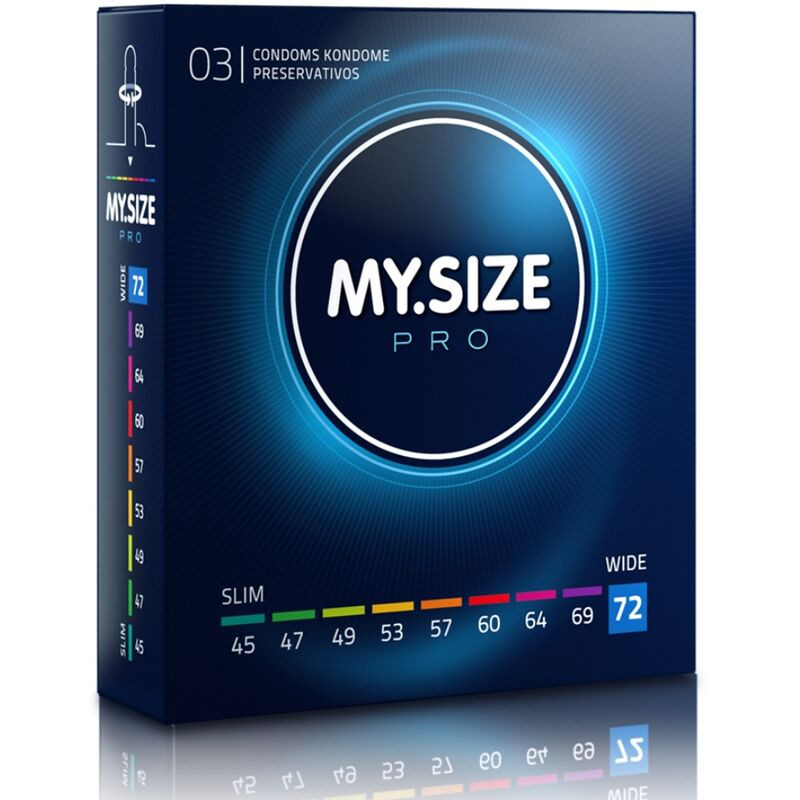 MY SIZE - PRO PRESERVATIVI 72 MM 3 UNIT MY SIZE - PRO PRESERVATIVI 72 MM 3 UNIT
