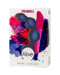 ALIVE - SFERE ANALI IN SILICONE BLU TRIBALL 15 CM ALIVE - SFERE ANALI IN SILICONE BLU TRIBALL 15 CM
