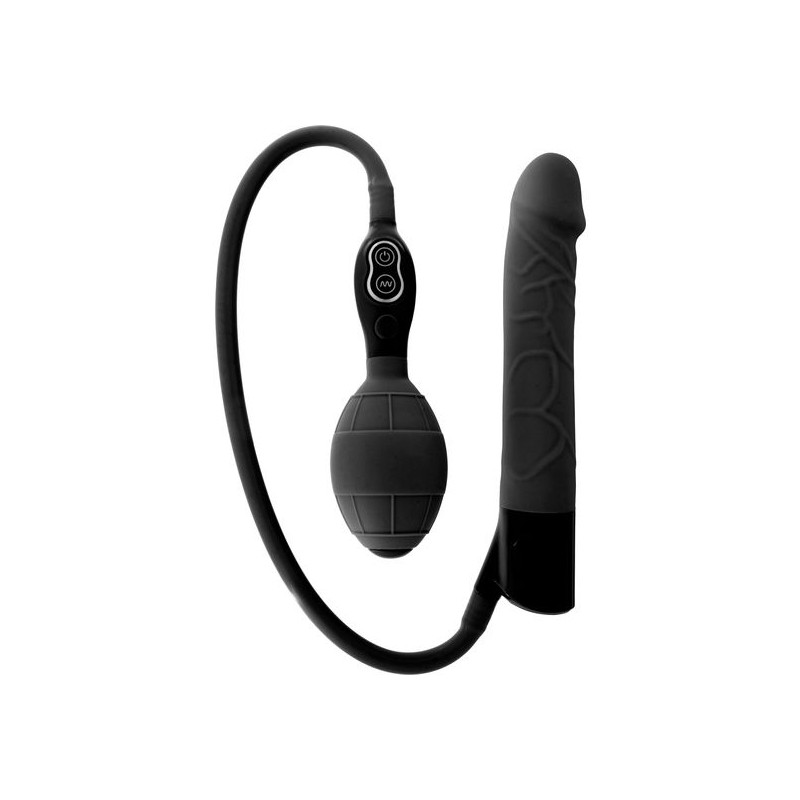 SEVEN CREATIONS - VIBRATORE GONFIABILE NERO SEVEN CREATIONS - VIBRATORE GONFIABILE NERO