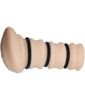 CRAZY BULL - MASTURBADOR CON ANELLI VAGINA MODELLO 2