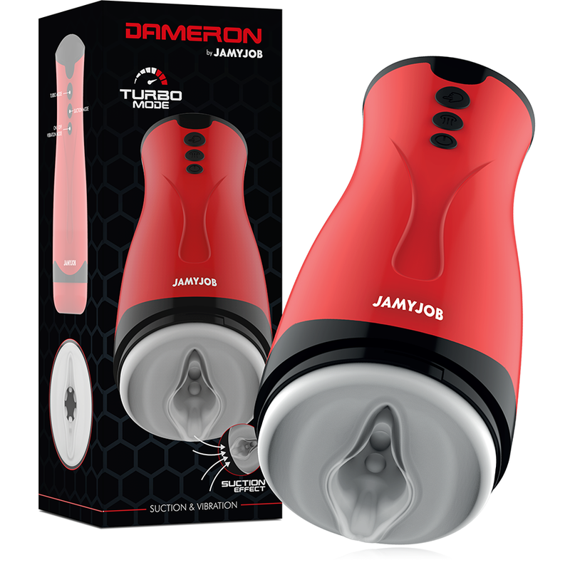 JAMYJOB - MASTURBATORE DAMERON CON ASPIRAZIONE E VIBRAZIONE JAMYJOB - MASTURBATORE DAMERON CON ASPIRAZIONE E VIBRAZIONE