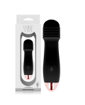 DOLCE VITA - VIBRATORE RICARICABILE TRE NERO A 7 VELOCITÀ DOLCE VITA - VIBRATORE RICARICABILE TRE NERO A 7 VELOCITÀ