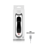 DOLCE VITA - VIBRATORE RICARICABILE TRE NERO A 7 VELOCITÀ DOLCE VITA - VIBRATORE RICARICABILE TRE NERO A 7 VELOCITÀ