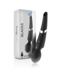 BLACKSILVER - MASSAGGIATORE E ASPIRAZIONE IN SILICONE RICARICABILE BECK NERO BLACKSILVER - MASSAGGIATORE E ASPIRAZIONE IN SILICONE RICARICABILE BECK NERO