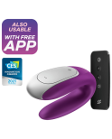 SATISFYER - VIBRATORE DOPPIO PARTNER DIVERTENTE VIOLA SATISFYER - VIBRATORE DOPPIO PARTNER DIVERTENTE VIOLA